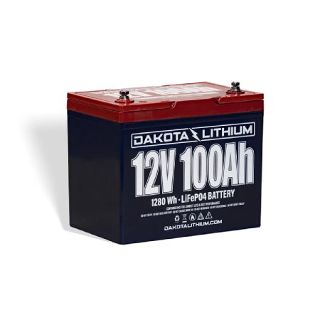 Dakota Lithium 12V 100Ah Deep Cycle Heated LiFePO4 Battery