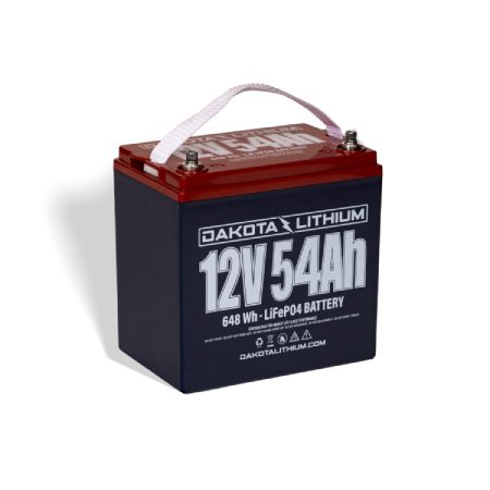 Dakota Lithium 12V 54Ah Deep Cycle LiFePO4 Electronics Battery