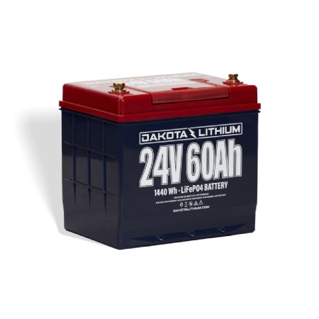 Dakota Lithium 24v 60Ah Deep Cycle LiFePO4 Battery