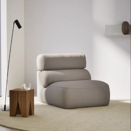 Tylko Armchair in Grey Wool