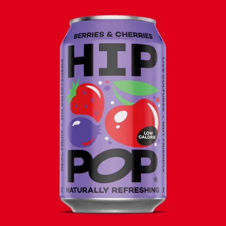 Hip Pop Berries & Cherries Soda