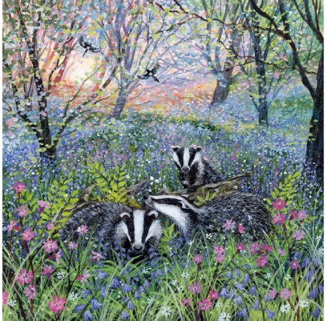 Wentworth Puzzles Bluebell Badgers 