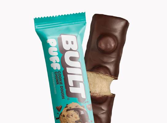 BUILT Cookie Dough Chunk Puff