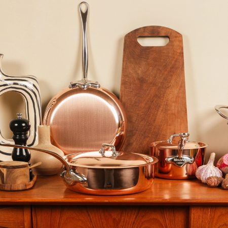Mauviel Copper Cookware Set