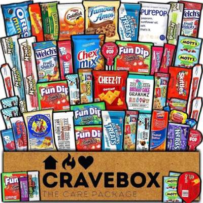 CRAVEBOX Easter Snacks Box Variety Pack Care Package