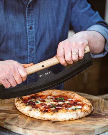 Cutting and Serving Gozney