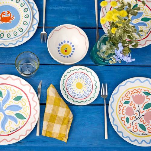 Dinner Plate Capri Ma Chérie Summer Bliss
