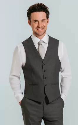 Dobell Grey Waistcoat