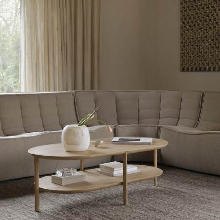4 Living Ethnicraft Oak Coffee Table Bok