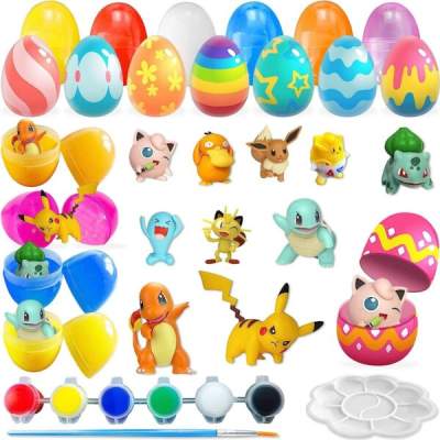 Filled Easter Eggs With Surprise Toys Inside