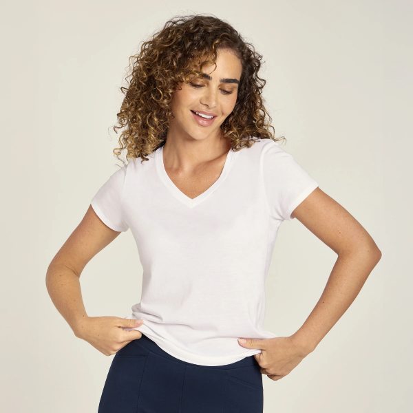 Fitted V-Neck Marcy Tee