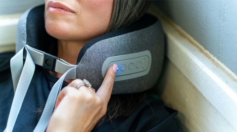 GhostBed Massaging Neck Pillow