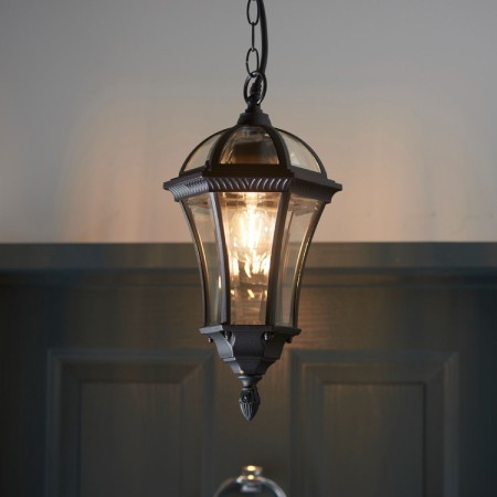 Lights 4 Living Hanging Lantern In Black