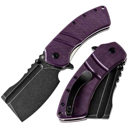 KANSEPT XL Korvid Thumb Stub Purple G10 Handle