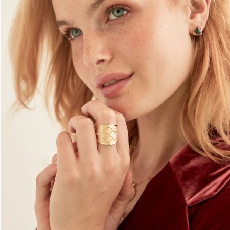 Jane Win LOVE Cigar Band Ring