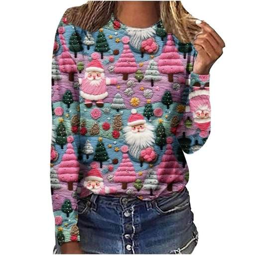 LSLJS Fashion Store Women’s Christmas Shirts