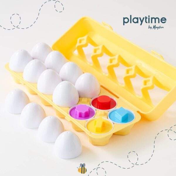 MAGIFIRE Playtime Matching Eggs For Toddlers