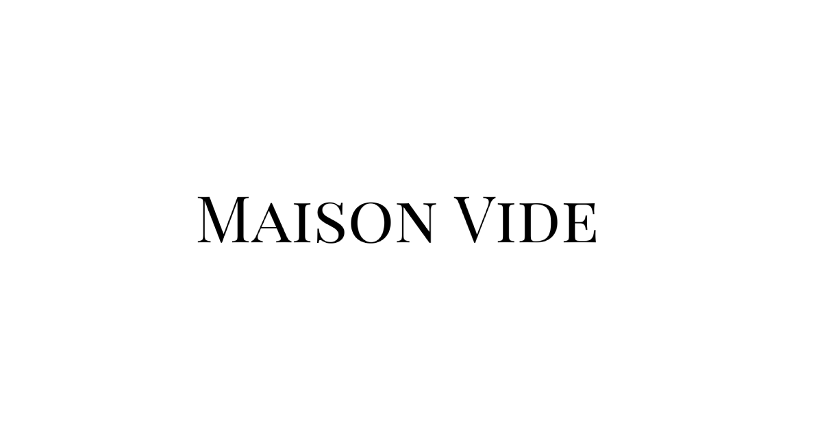 Maison Vide UK Discount Code 2025