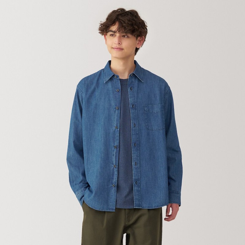 MUJI Men's Denim Shirt