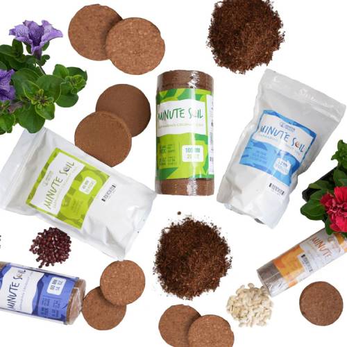 Minute Soil - Compressed Coconut Coir Pucks (Organic)