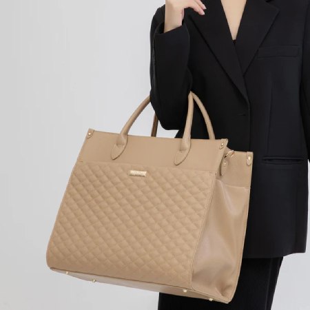 Luli Bebe Monaco Tote Bag | Latte Brown