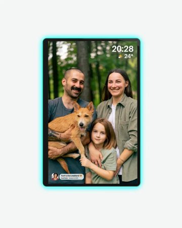 Apolosign Neon Light Digital Photo Frame