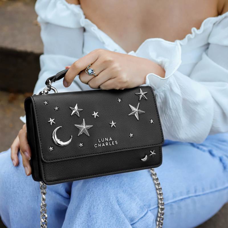 Luna Charles Nova Star Studded Handbag