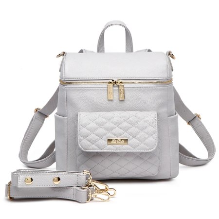 Luli Bebe Petit Diaper Bag Stone Grey