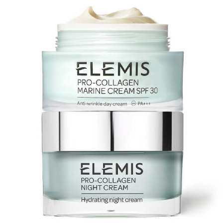 QVC ELEMIS Pro-Collagen Marine Cream SPF 30 & Night Cream Set