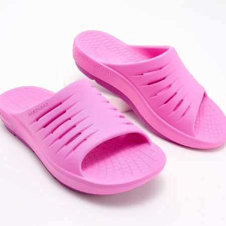 QVC Skechers GO Refresh Arch Fit Recovery Slide Sandals
