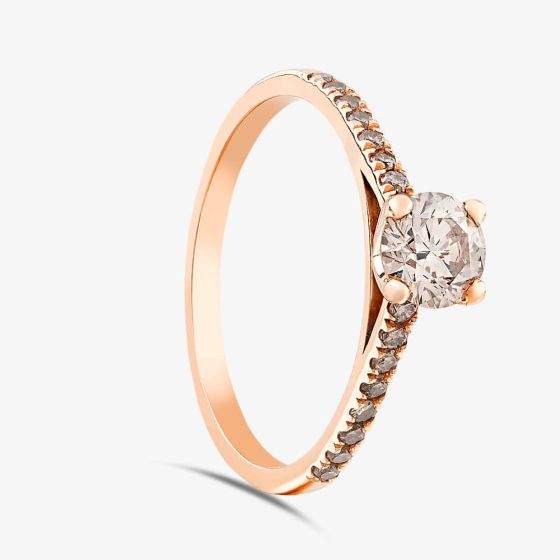 T. H. Baker Rose Gold Engagement Rings