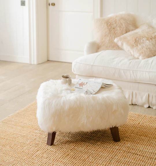 Hyde & Hare Sheepskin Stool