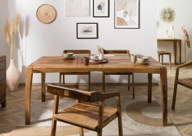 Massivmoebel24 Sheesham wood dining table 