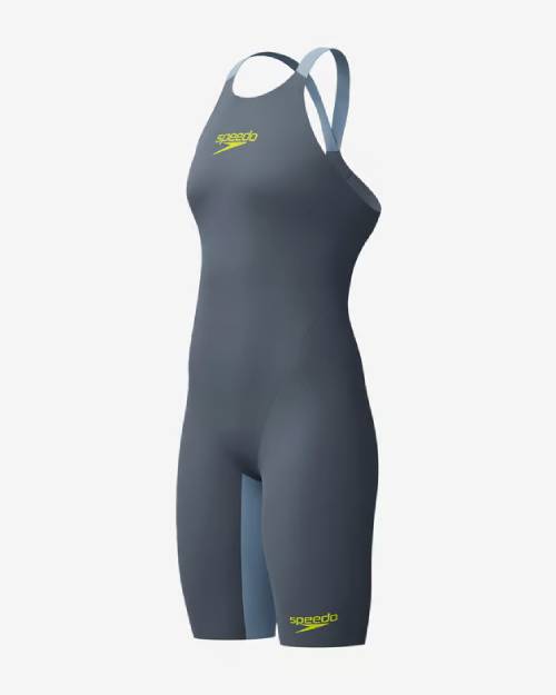 Speedo Fastskin LZR Pure Valor 2.0 Openback Swimsuit bluish grey Women