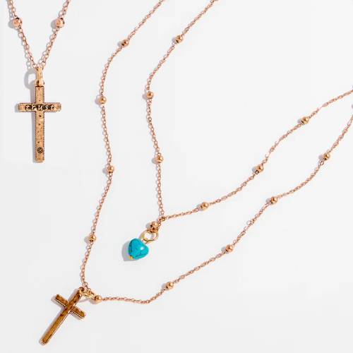 Trust Cross Dainty Necklace