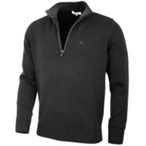 CK 1/2 Zip Black Golf Sweater