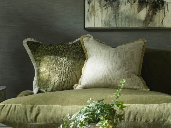 Andrew Martin velvet cushion