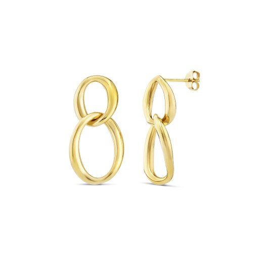 Wave Double Drop Earrings